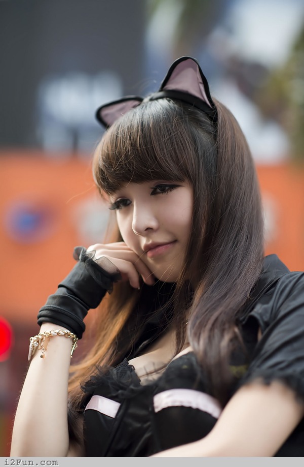 Top Asian Stars Sweet Thai Black Kitty